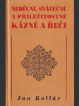 Nedělní, sváteční a příležitostné kázně a řeči - náhled