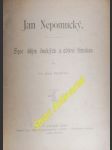 JAN NEPOMUCKÝ - Spor dějin českých s církví římskou - HERBEN Jan - náhled