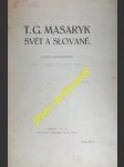 Svět a slované - přednáška ze dne 22. března 1916 - masaryk t.g. - náhled