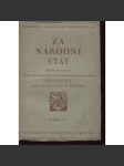 Za národní stát. Výběr projevů K. Perglera v boji za samostatnost národa.  1923 - náhled