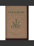 Veraikon, sešit 4., roč. XV./1929 (Umělecká revue) - náhled