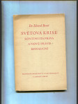 Světová krise - kontinuita práva a nové právo revoluční - náhled