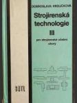 Strojírenská technologie III - náhled