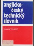 anglicko-český technický slovník - náhled
