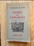 Livret de l´étudiant 1948-1949 - náhled