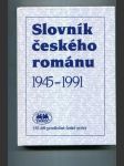 Slovník českého románu 1945-1991 - náhled