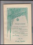 World Theosophy, A Journal Devoted on the Art of Living - náhled