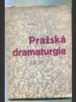 Pražská dramaturgie 1937 - náhled