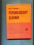 Psychologický slovník - náhled