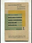 Rheumatismus jako choroba sociálně důležitá, svazek 2 - náhled