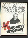 Klaunovy rozpravy (Úvahy, fejetony, rozhovory, ankety z let 1956-1986) - náhled