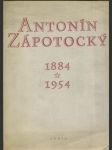 Antonín Zápotocký 1884-1954 - náhled