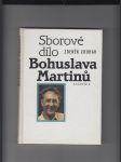 Sborové dílo Bohuslava Martinů - náhled