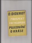 Prospekt encyklopedie / Pojednání o kráse - náhled