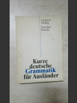 Kurze deutsche Grammatik für Ausländer - náhled