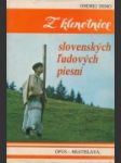 Z klenotnice slovenských ľudových piesní - náhled