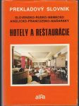 Hotely a reštaurácie - Slovensko-rusko-nemecko-anglick- francúzsko-maďarský slovník - náhled