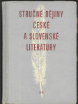 Stručné dějiny české a slovenské literatury - náhled