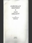 Jaroslav seifert a jan zrzavý ve fotografiích jaroslava krejčího - náhled