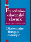 Francúzsko slovenský slovník - náhled