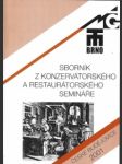 Sborník z konzervátorského a restaurátorského semináře - náhled