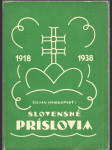 Slovenské príslovia - náhled