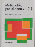 Matematika pro ekonomy I a II.díl - náhled