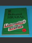 Listopadový uragán - Hrabal - náhled