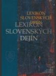 Lexikón slovenských dejin - náhled