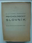 Psychologický slovník - náhled