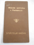 Spořitelní knížka - Městská spořitelna v Pardubicích - náhled