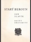 Starý Beroun: Devět dřevorytů - náhled