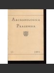 Archaeologica Pragensia 11/1991 [archeologický sborník, archeologie, Muzeum hlavního města Prahy] - náhled