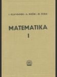 Matematika I. - náhled