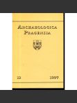 Archaeologica Pragensia 13/1997 [archeologický sborník, archeologie, Muzeum hlavního města Prahy] - náhled