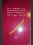 Ritus servandus in concelebratione Missae et Ritus Communionis sub utraque specie - náhled