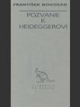 Pozvanie k Heideggerovi - náhled