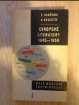 Evropské literatury 1945–1958 - náhled