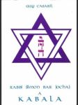 Rabbi šimon bar jochaj a kabala - náhled