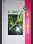 O naději - svatošová marie - náhled