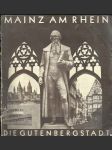 Mainz am Rhein die Gutenbergstadt 30er Jahre - Hotel- und Gaststättenverzeichnis - náhled
