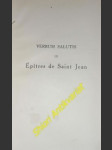 Epitres de Saint Jean (Verbum Salutis, IX) - BONSIRVEN Joseph S.J. - náhled