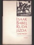 Rudá jízda a jiné prózy - náhled