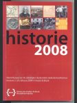 Historie 2008 (sborník) - náhled