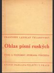 Ohlas písní ruských - náhled