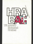 Tři novely - B. Hrabal - náhled