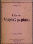 Stupnice pro piano, e.kraus, edice f.ch.59 - náhled
