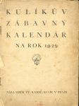 Kulíkův zábavný kalendář na rok 1929 - náhled