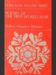 Poetry of the first world war - náhled