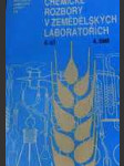 Chemické rozbory v zemědělských laboratořích ii. díl 4. část - náhled